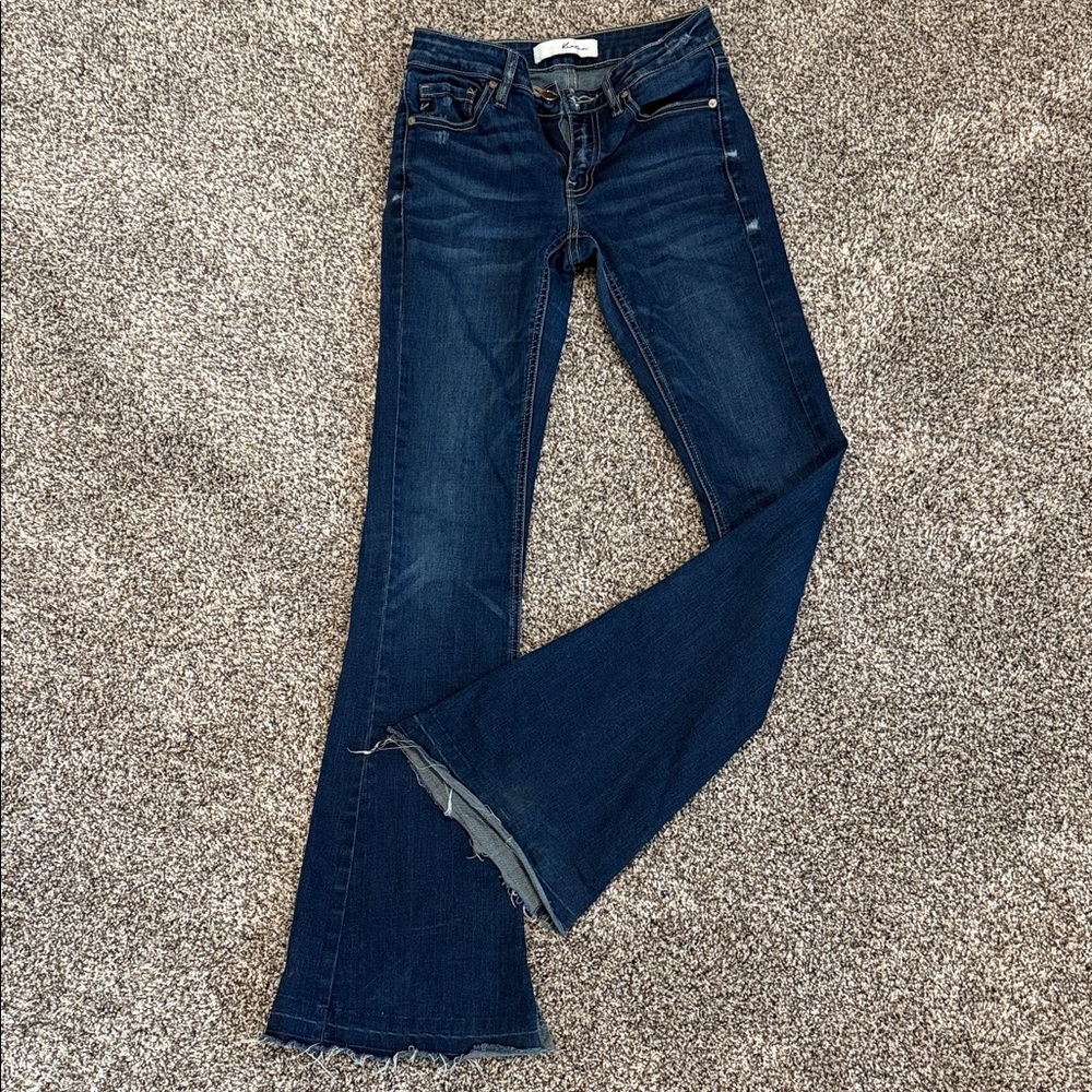 Women's Blue Flare Jeans
